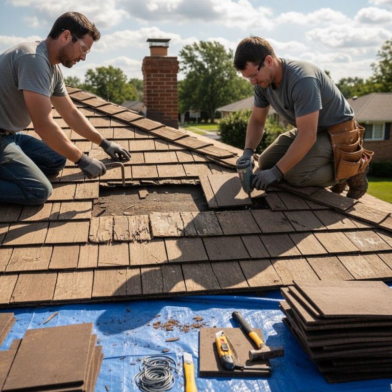 Metal Shingles Repair